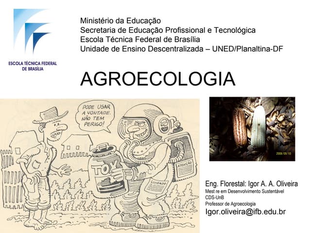 Agroecologia hoje