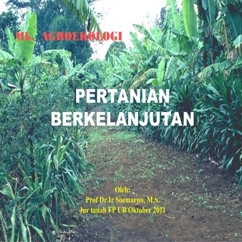 agroekologi_pertanian_BERKELANJUTAN_dalam menanggulangi perubahan iklim dan ketahanan panganppt.ppt