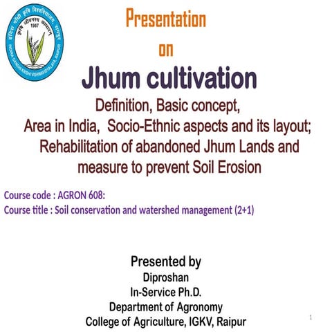 AGRON 608 Jhum Cultivation Diproshan New.pptx