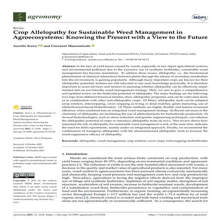 agronomy-11-02104-v2_Allelopathy and weed management.pdf