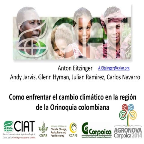 Feria Agronova: Como enfrentar el cambio climático en la Orinoquia Colombiana