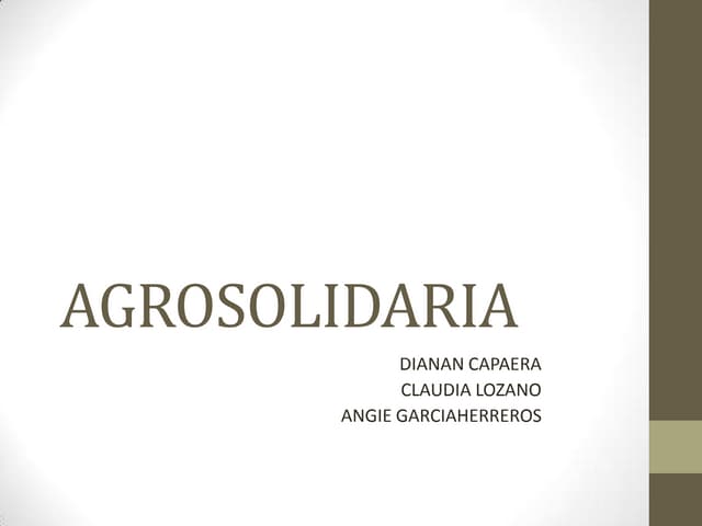 Agrosolidaria[1]
