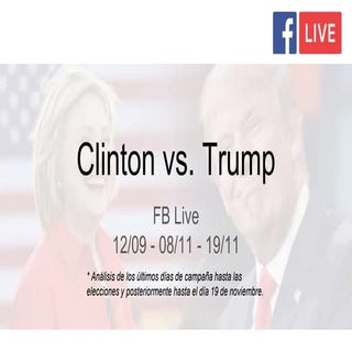 Clinton vs. Trump (Facebook Live)
