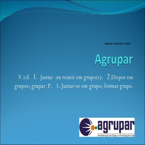 Agrupar