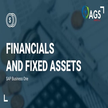 SAP Business One Financial Module
