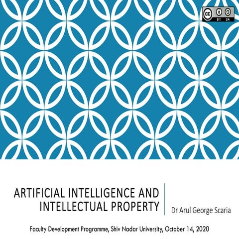 Artificial Intelligence and Intellectual Property