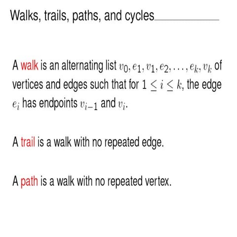 Advanced Graph Theory( Walks, Trails, Paths, Cycles).ppt