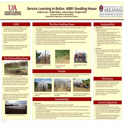 Sust 4103 capstone project poster rookstool | PDF