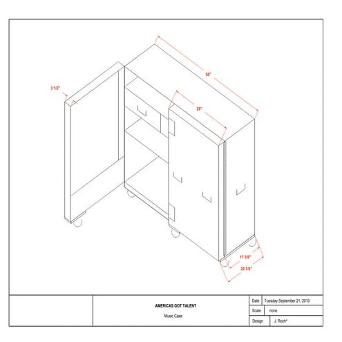 Agt music case layout