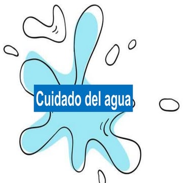 Cuidado del agua