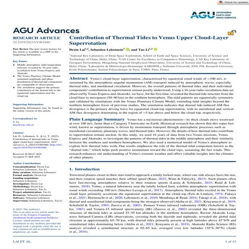 Contribution of Thermal Tides to Venus Upper Cloud‐LayerSuperrotation