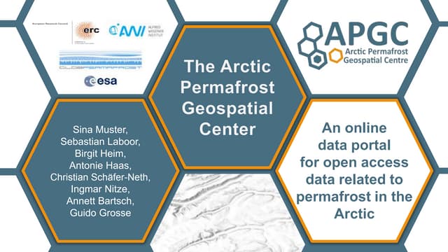 The Arctic Permafrost Geospatial Center – a portal for high-quality open acce...