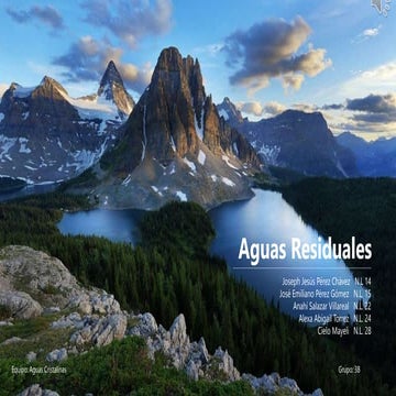 Aguas residuales
