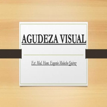 Agudeza visual | PPTX