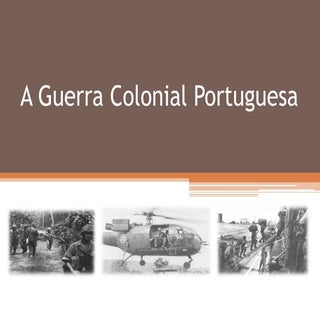 A guerra colonial portuguesa