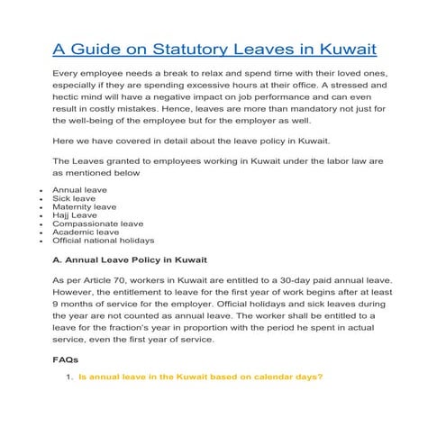 A Guide on Statutory leaves in Bahrain.pdf