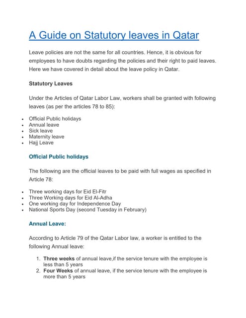 Service incentive leave | PDF