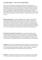 Different Types Of Concrete Mixing Mechanism