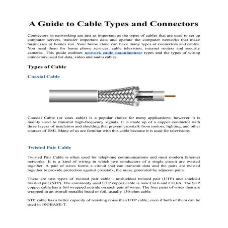 A Guide to Connectors and Cable Types - DINTEK.pdf