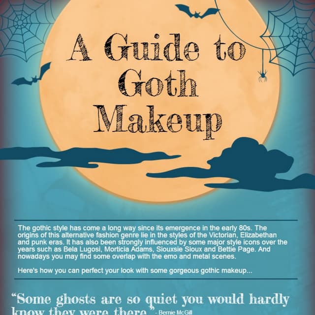 A Guide to Goth Make-Up