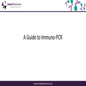A Guide to Immuno-PCR