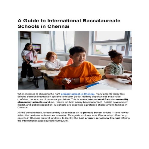 A Guide to International Baccalaureate Schools in Chennai.pdf
