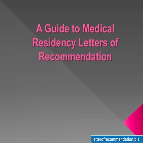 Letter of Recommendation Examples and Writing Tips | PPTX