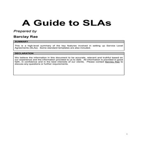 A guide to sl as