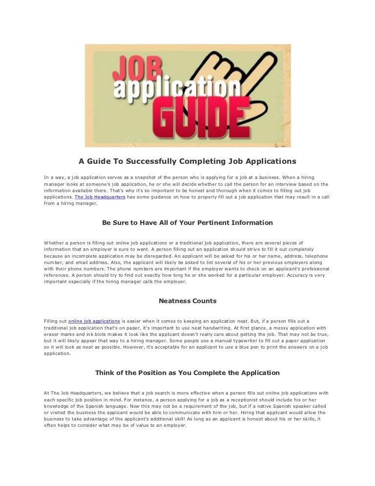 A Step By Step Guide For Completing Your Application – ZZCRLT