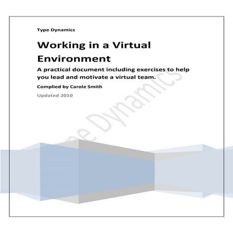 A Guide To Virtual Working Junxx2010