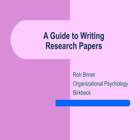 A guide to_writing_research_papers