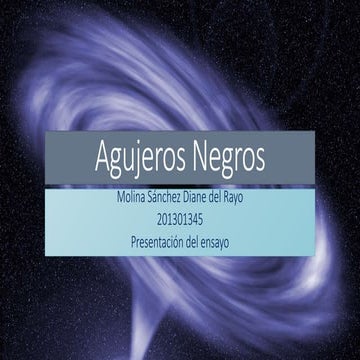 Agujeros negros presentación