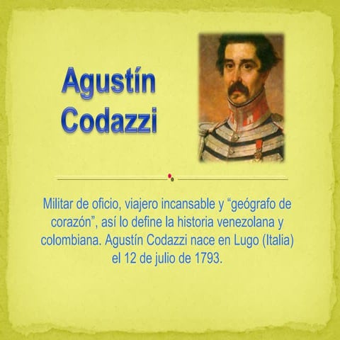 Agustín codazzi | PPT