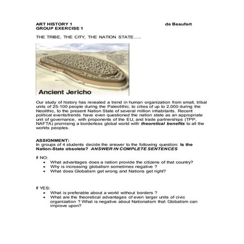 AH 1 Group Exercise 1