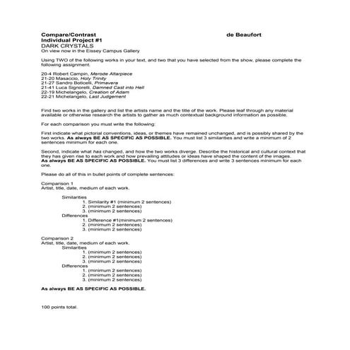 AH2 Individual Assignment #1