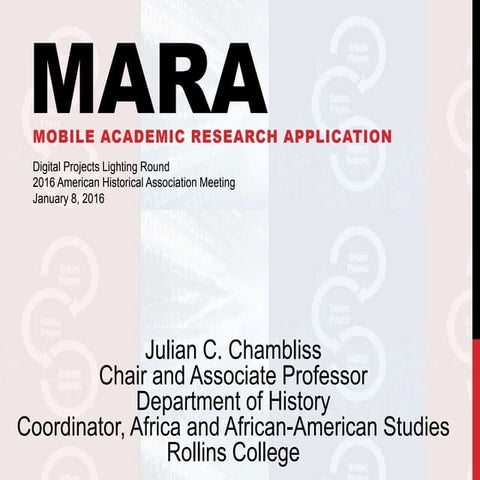 MARA_Mobile Academic Research Application | PPTX