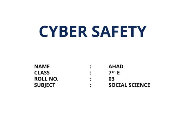 AHADCYBER SAFETY AHADCYBER SAFETYAHADCYBER SAFETYAHADCYBER SAFETYAHADCYBER SA...