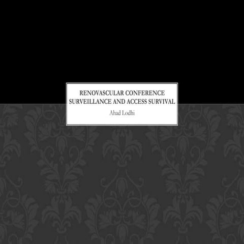 AV Fistula Survailence 