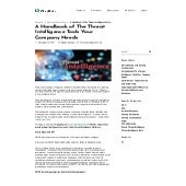 A handbook of the threat intelligence tools your company needs