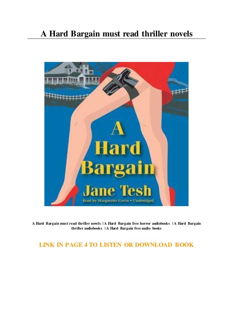 A Hard Bargain Must Read Thriller Novels