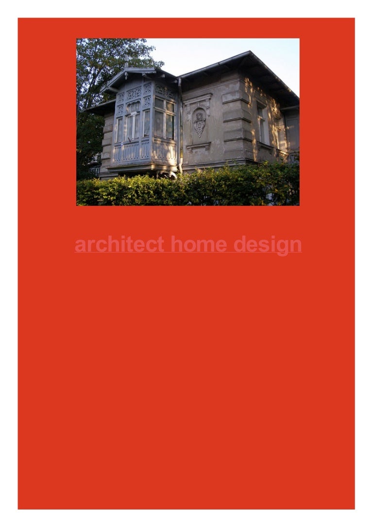 architect home design