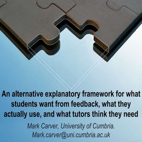 A model for feedback in teacher education