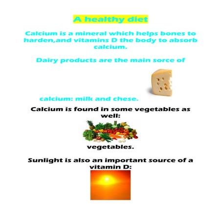 Healthy diet  5ºB