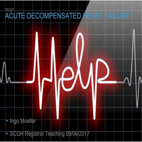 Evaluation of acute decompensated heart failure2 | PDF