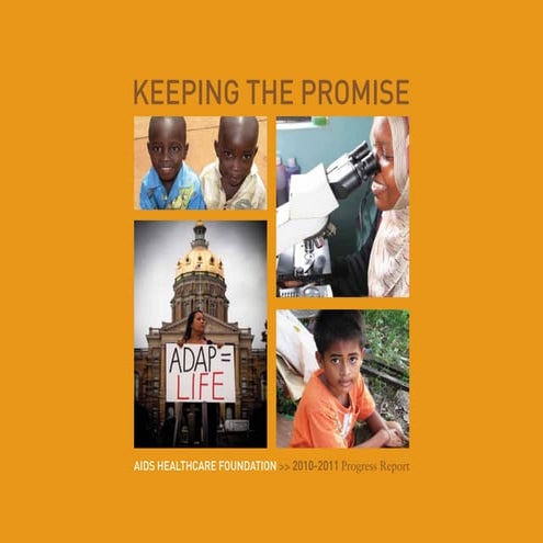 AHF 2010-2011 Progress Report | PPT