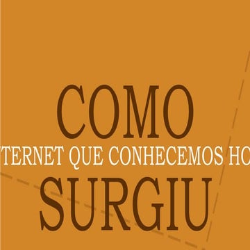 A historia da internet - linha do tenpo 