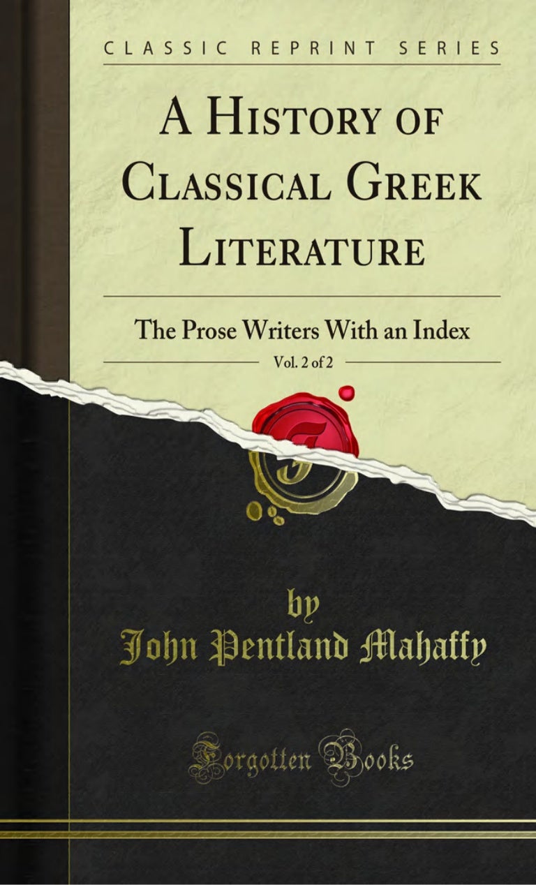 A History Of classical greek literature v2 1000104793 1 