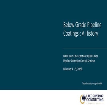 A History of Coatings - Ryan Swor