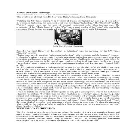 A history of education technology