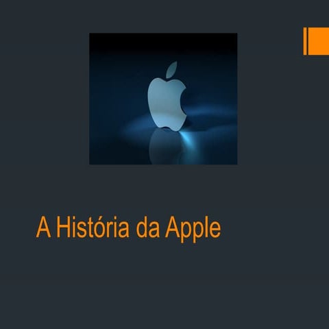 Apresentação História da Apple e Microsoft | PPTX